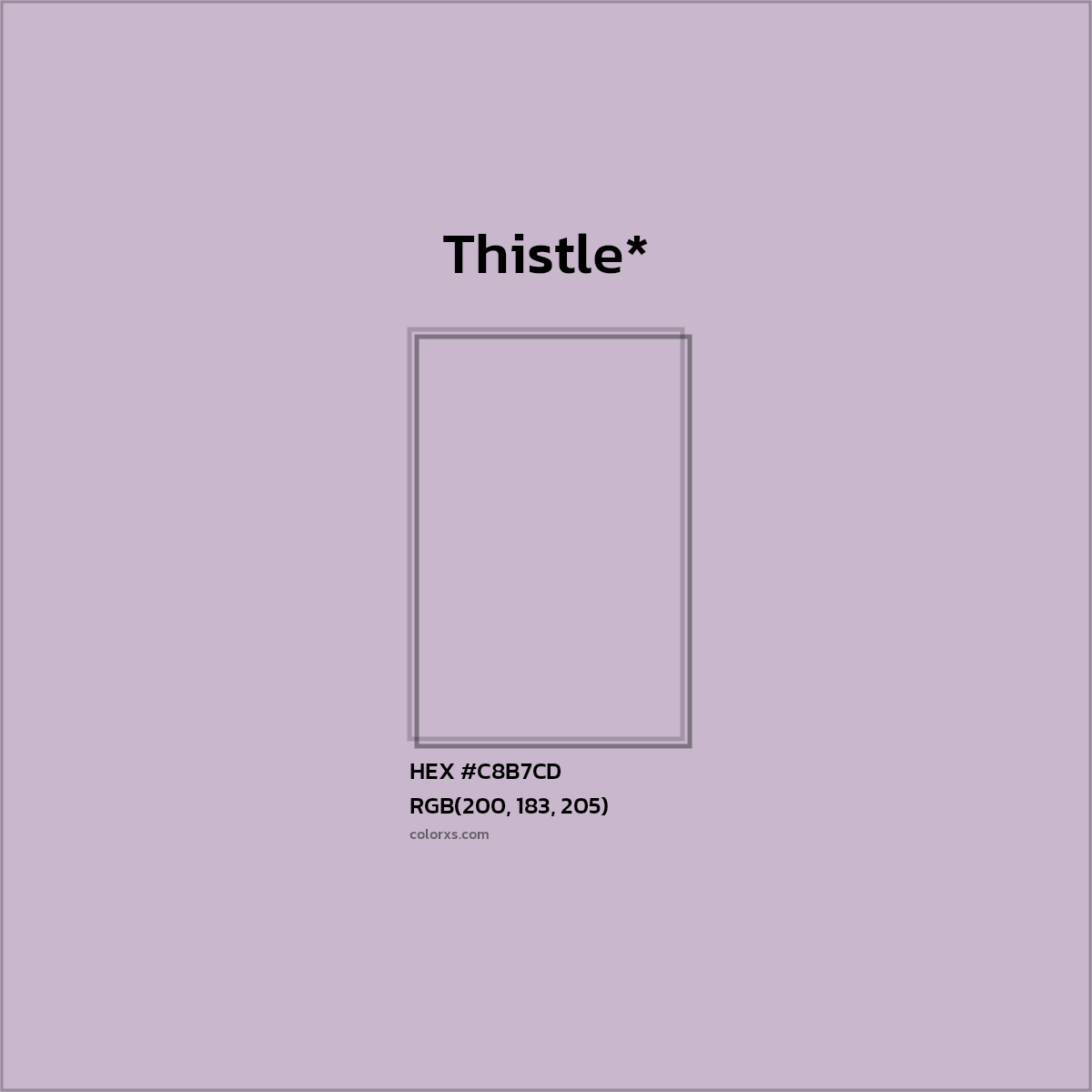 HEX #C8B7CD Color Name, Color Code, Palettes, Similar Paints, Images