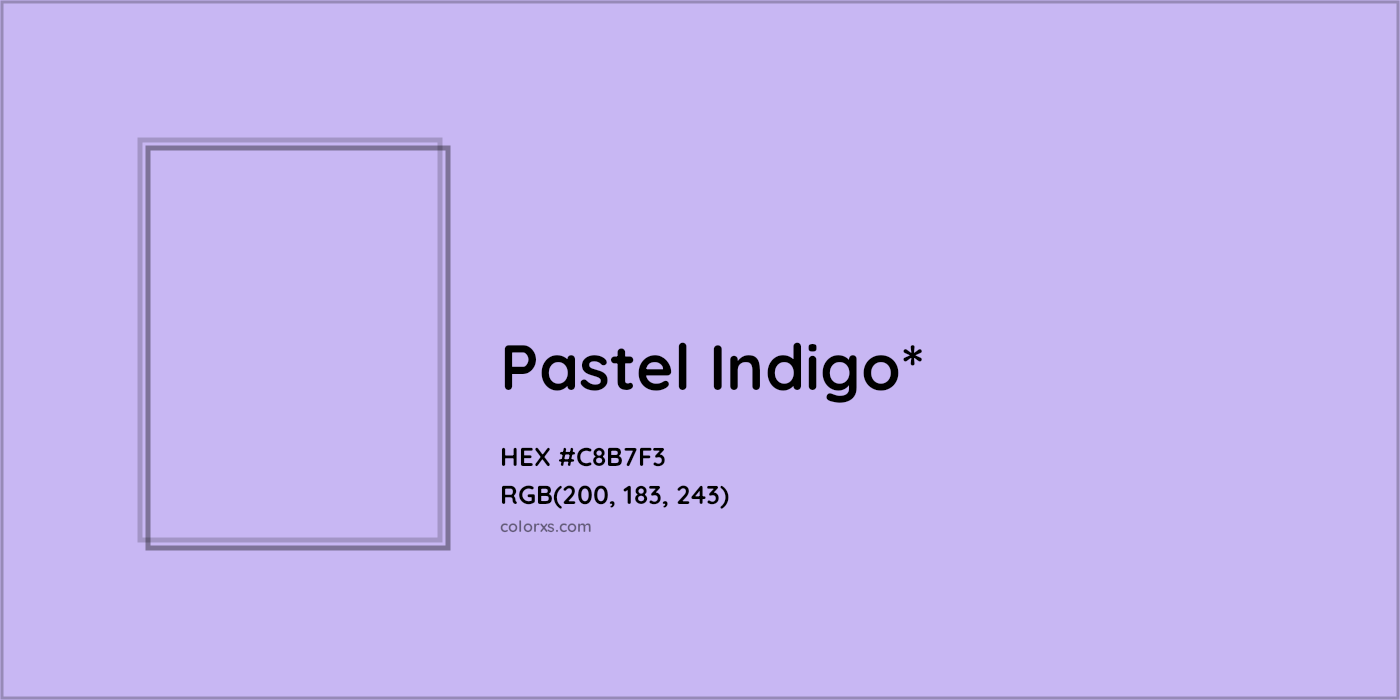 HEX #C8B7F3 Color Name, Color Code, Palettes, Similar Paints, Images