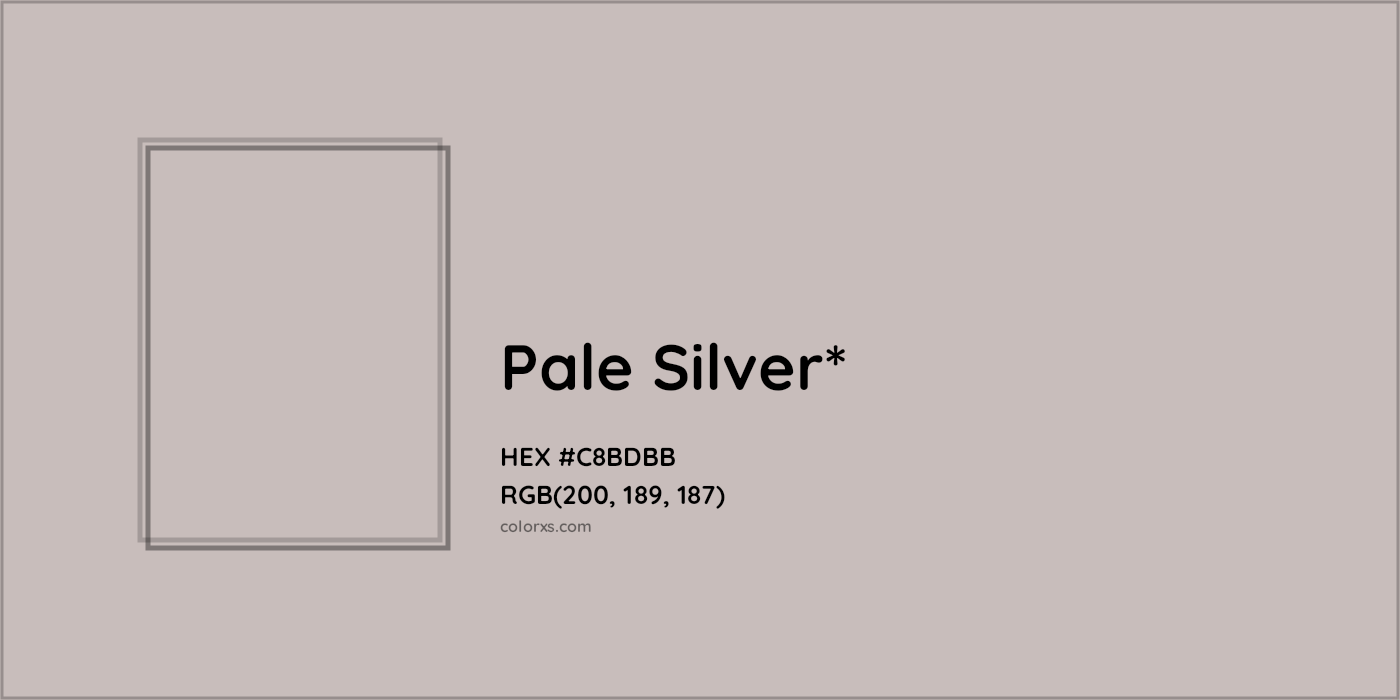 HEX #C8BDBB Color Name, Color Code, Palettes, Similar Paints, Images