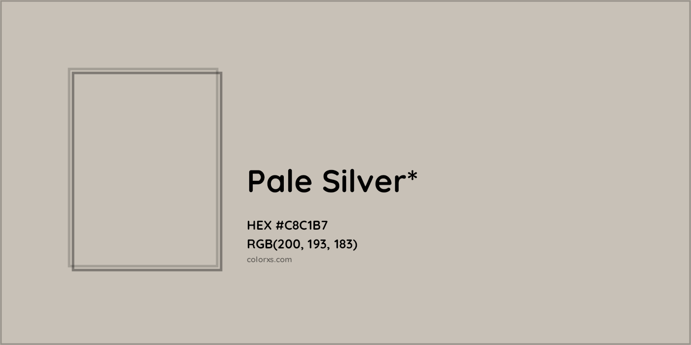 HEX #C8C1B7 Color Name, Color Code, Palettes, Similar Paints, Images