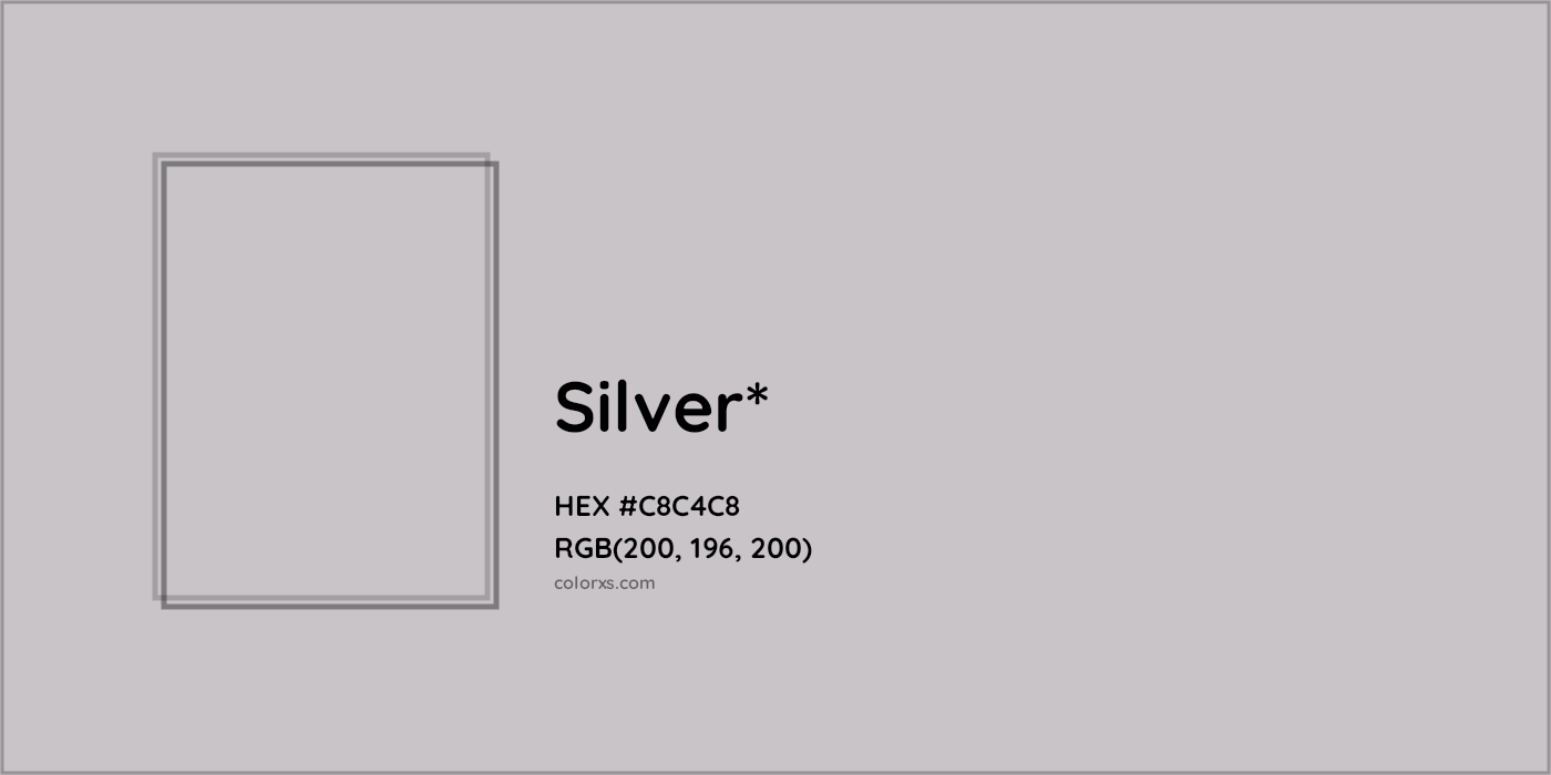 HEX #C8C4C8 Color Name, Color Code, Palettes, Similar Paints, Images