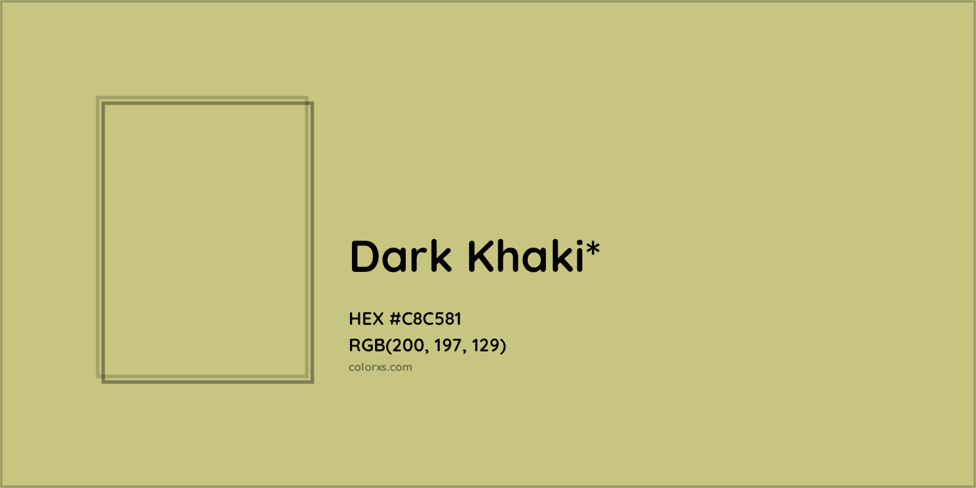 HEX #C8C581 Color Name, Color Code, Palettes, Similar Paints, Images