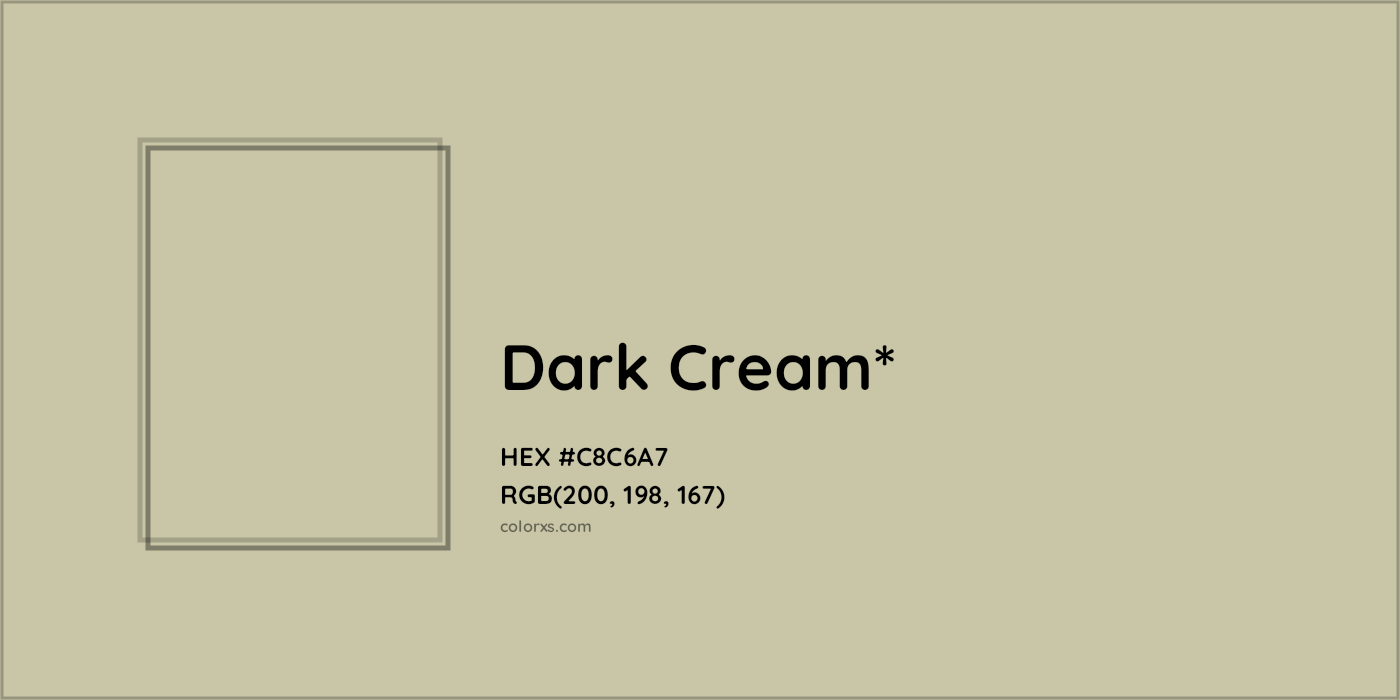 HEX #C8C6A7 Color Name, Color Code, Palettes, Similar Paints, Images
