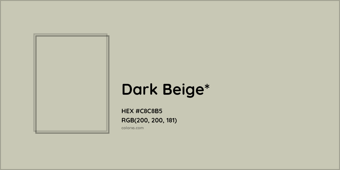 HEX #C8C8B5 Color Name, Color Code, Palettes, Similar Paints, Images