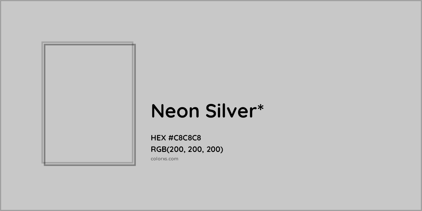 HEX #C8C8C8 Color Name, Color Code, Palettes, Similar Paints, Images