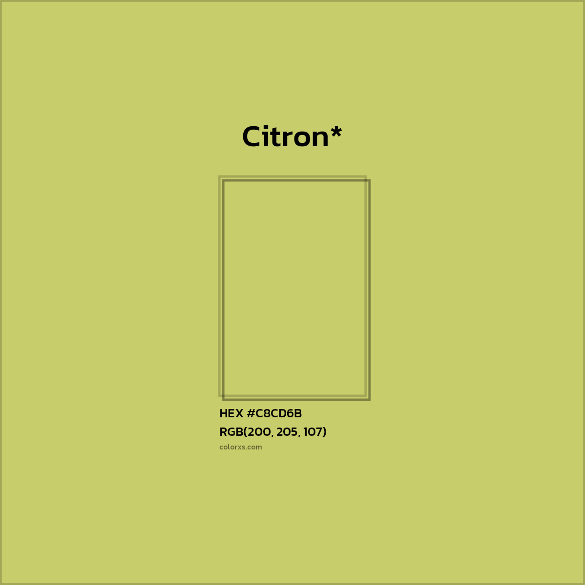 HEX #C8CD6B Color Name, Color Code, Palettes, Similar Paints, Images