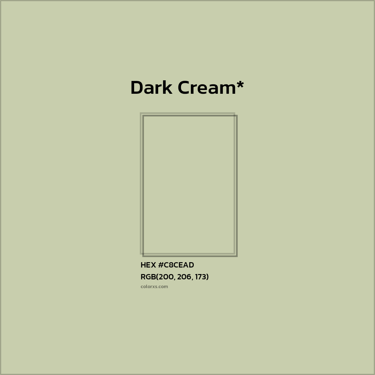 HEX #C8CEAD Color Name, Color Code, Palettes, Similar Paints, Images