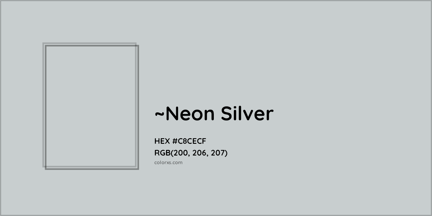 HEX #C8CECF Color Name, Color Code, Palettes, Similar Paints, Images