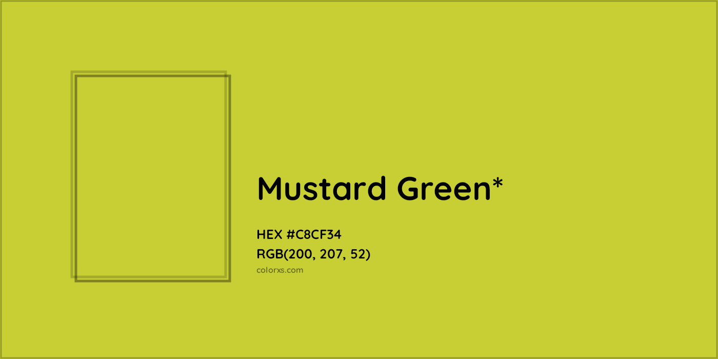 HEX #C8CF34 Color Name, Color Code, Palettes, Similar Paints, Images