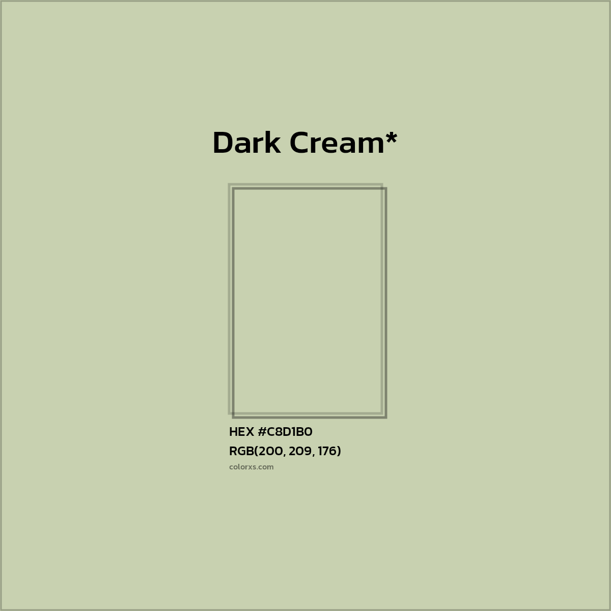 HEX #C8D1B0 Color Name, Color Code, Palettes, Similar Paints, Images