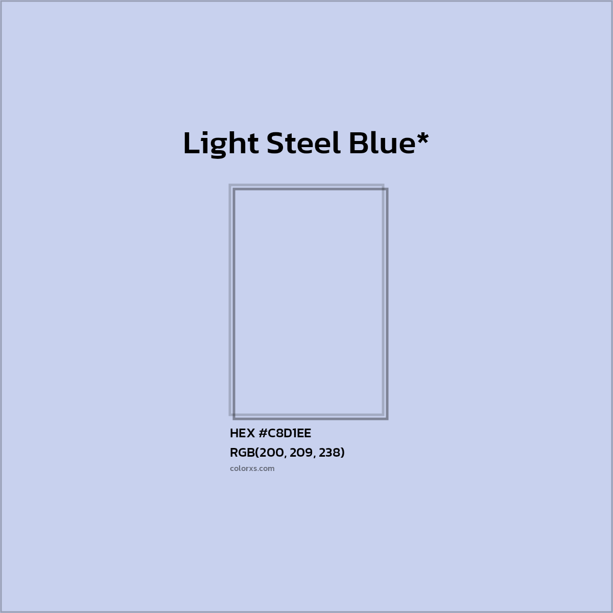 HEX #C8D1EE Color Name, Color Code, Palettes, Similar Paints, Images