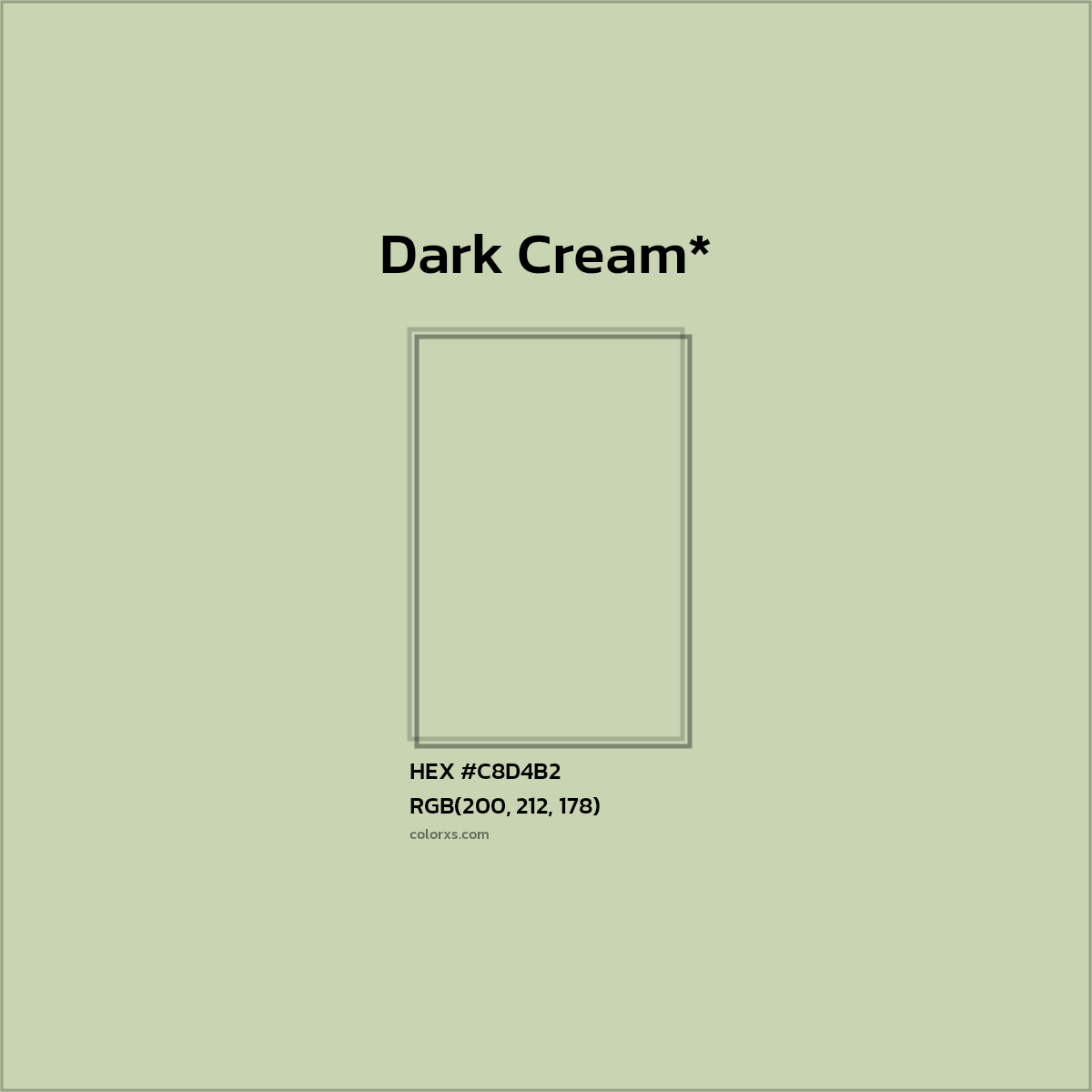 HEX #C8D4B2 Color Name, Color Code, Palettes, Similar Paints, Images