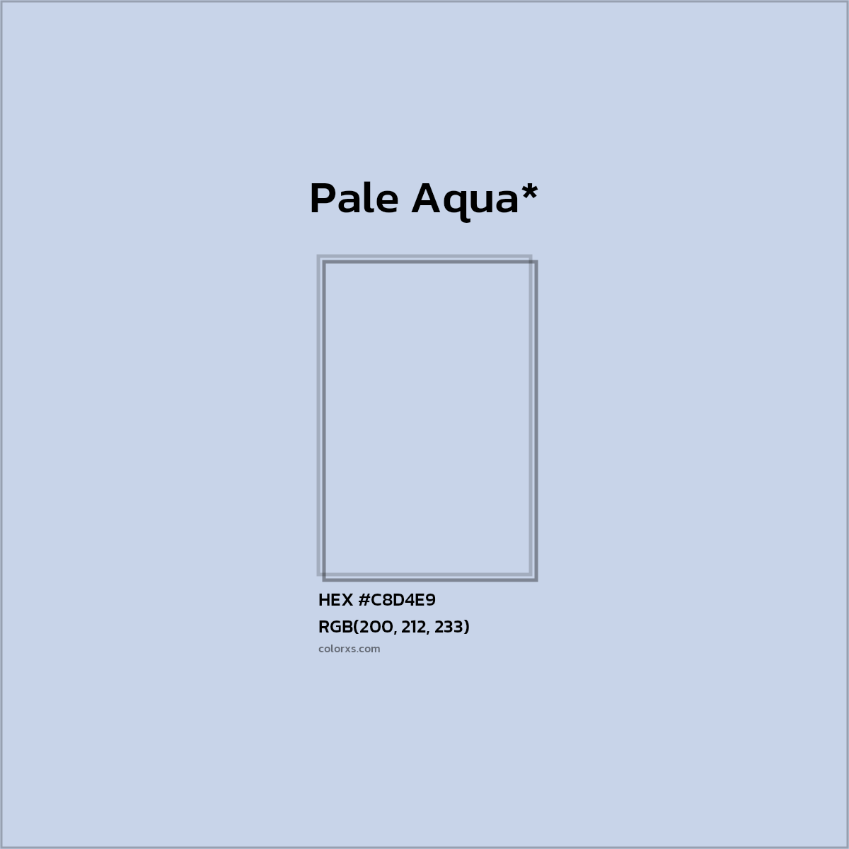 HEX #C8D4E9 Color Name, Color Code, Palettes, Similar Paints, Images