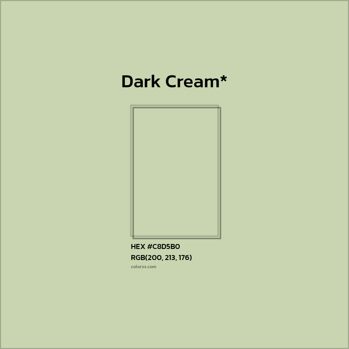 HEX #C8D5B0 Color Name, Color Code, Palettes, Similar Paints, Images