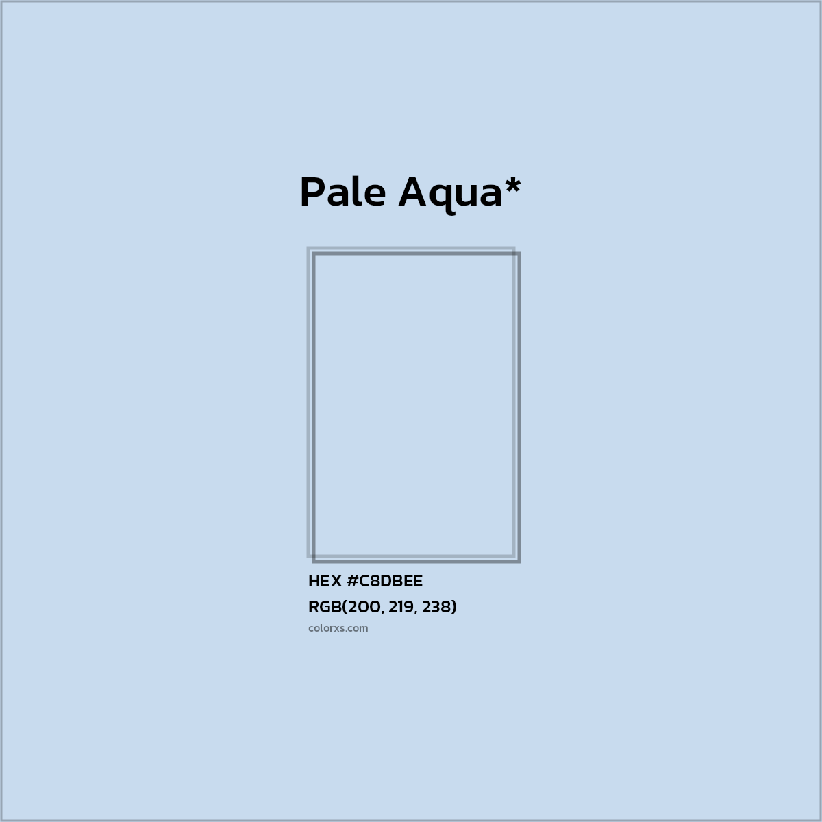 HEX #C8DBEE Color Name, Color Code, Palettes, Similar Paints, Images