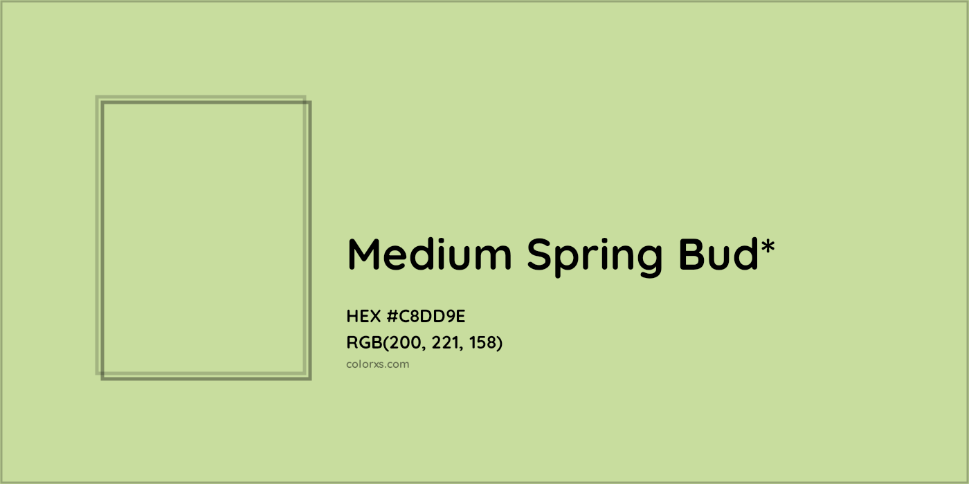HEX #C8DD9E Color Name, Color Code, Palettes, Similar Paints, Images