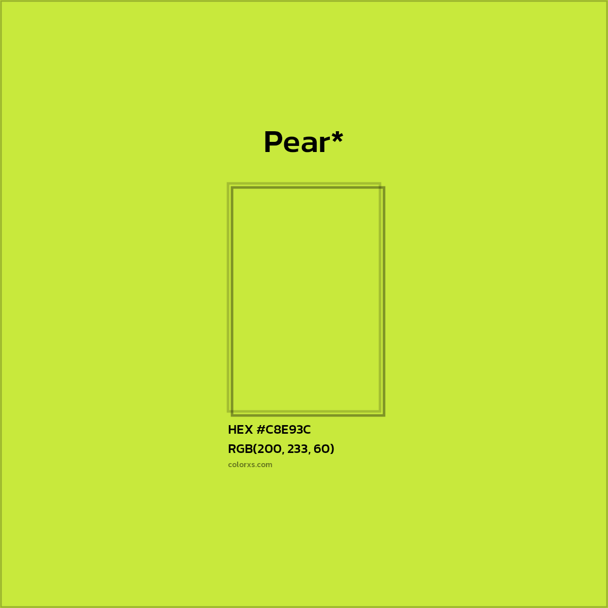 HEX #C8E93C Color Name, Color Code, Palettes, Similar Paints, Images