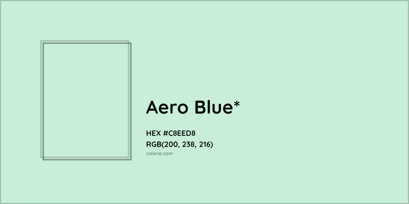 HEX #C8EED8 Color Name, Color Code, Palettes, Similar Paints, Images