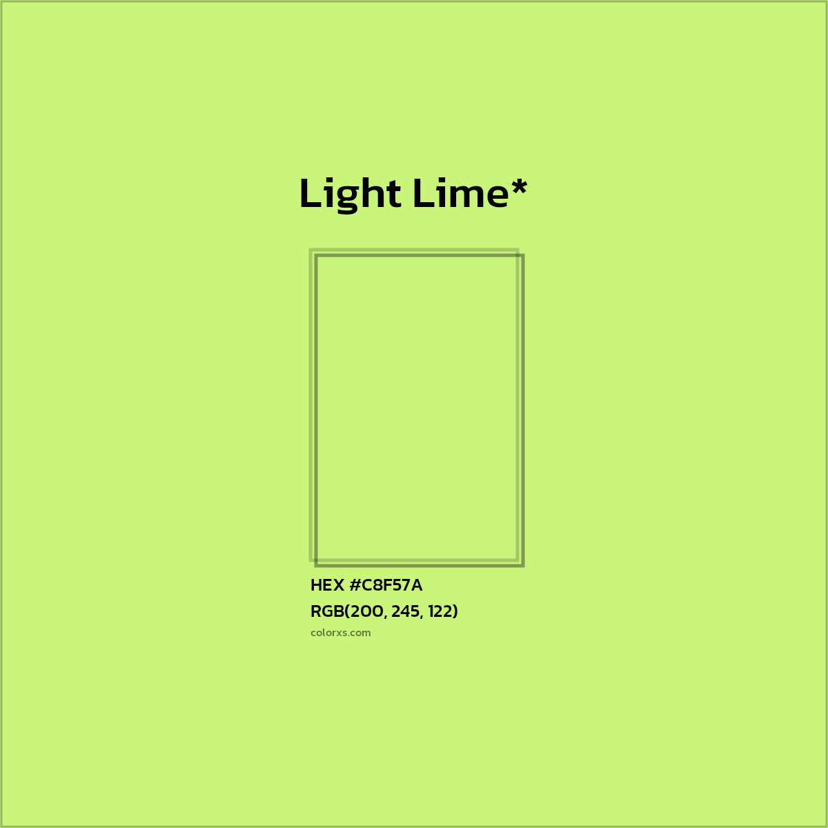 HEX #C8F57A Color Name, Color Code, Palettes, Similar Paints, Images