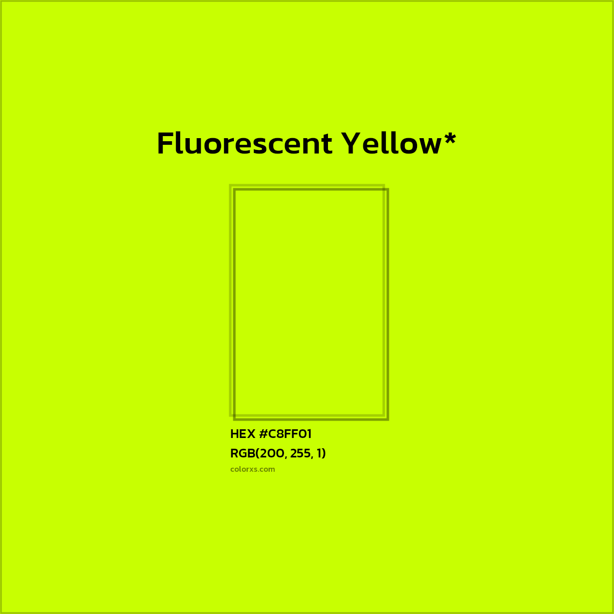 HEX #C8FF01 Color Name, Color Code, Palettes, Similar Paints, Images