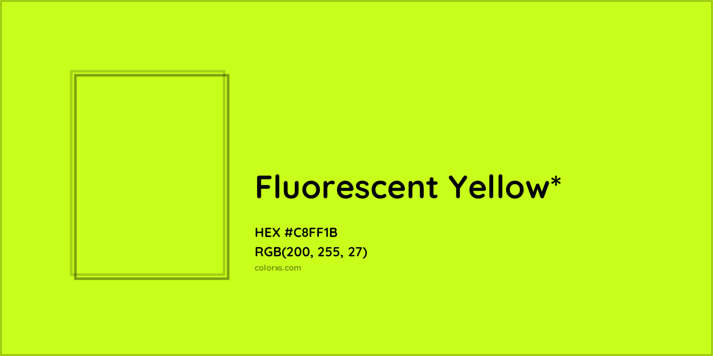 HEX #C8FF1B Color Name, Color Code, Palettes, Similar Paints, Images