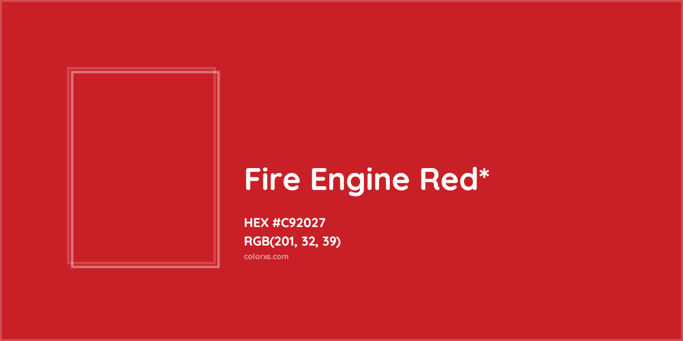HEX #C92027 Color Name, Color Code, Palettes, Similar Paints, Images