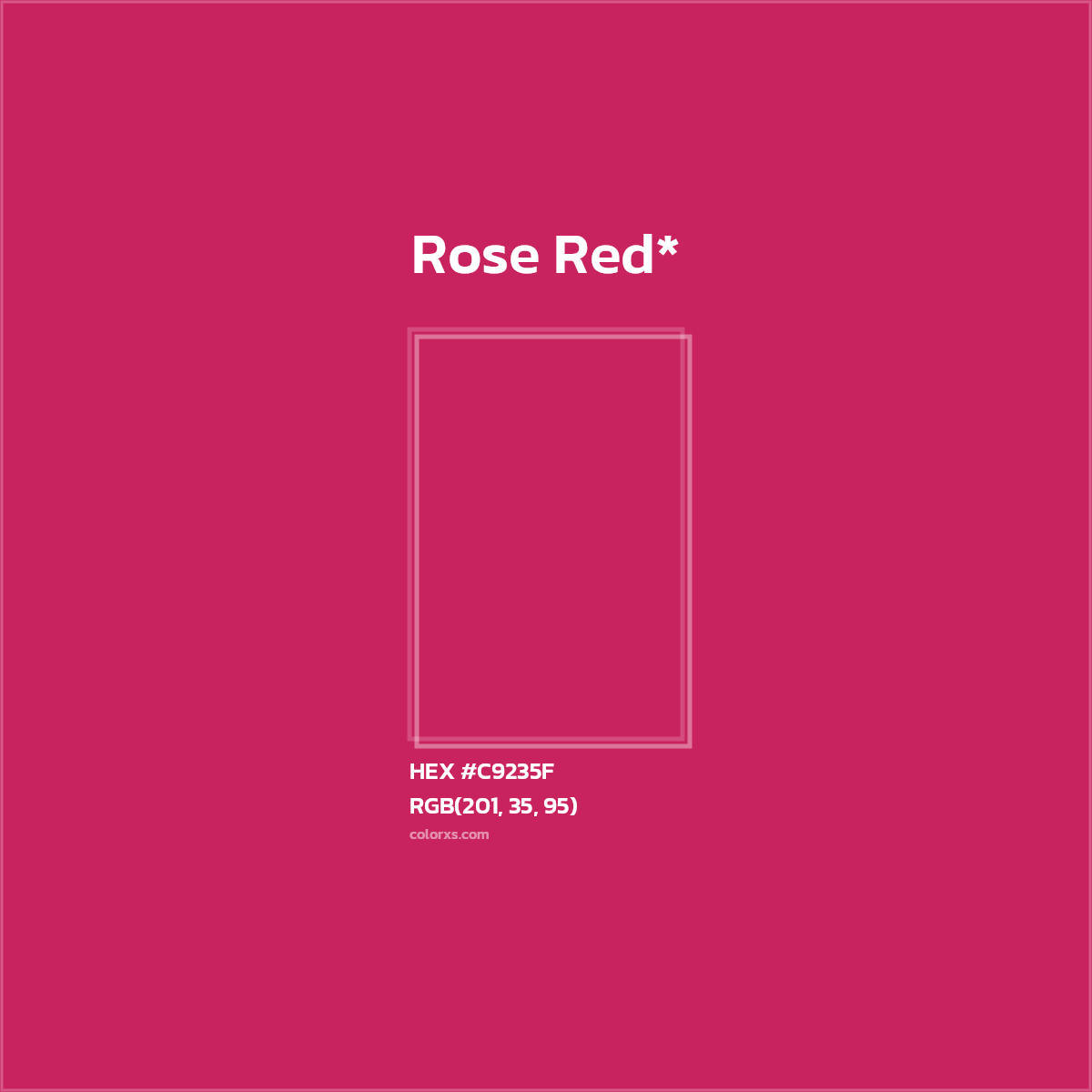 HEX #C9235F Color Name, Color Code, Palettes, Similar Paints, Images