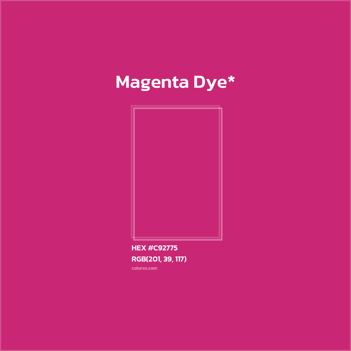 HEX #C92775 Color Name, Color Code, Palettes, Similar Paints, Images