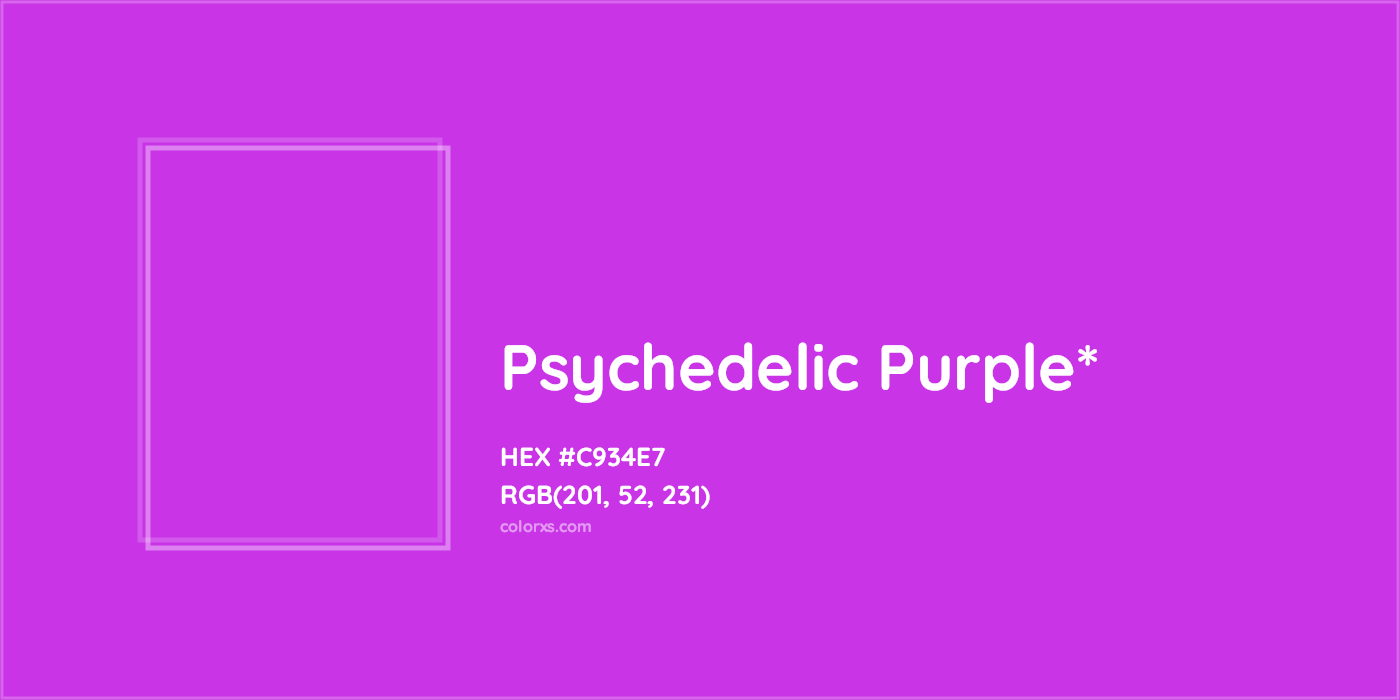 HEX #C934E7 Color Name, Color Code, Palettes, Similar Paints, Images