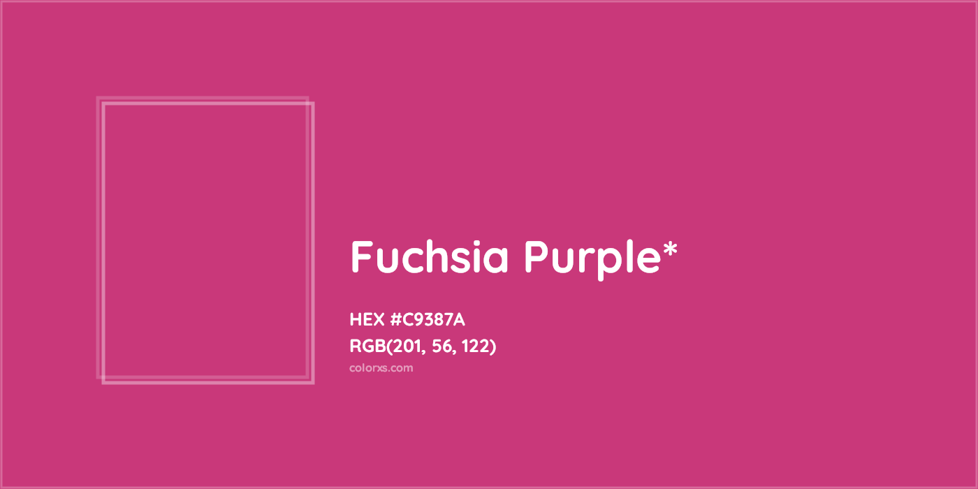 HEX #C9387A Color Name, Color Code, Palettes, Similar Paints, Images