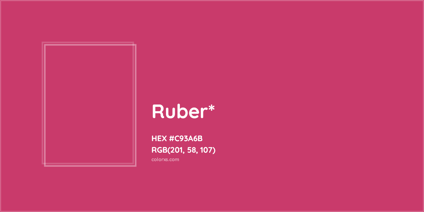 HEX #C93A6B Color Name, Color Code, Palettes, Similar Paints, Images