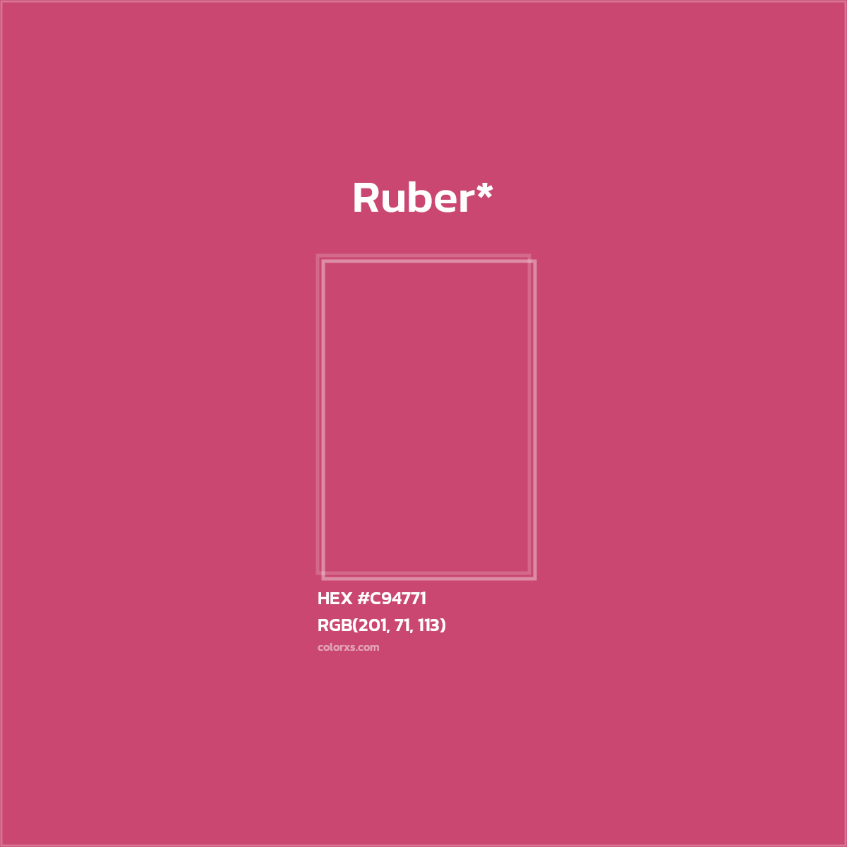HEX #C94771 Color Name, Color Code, Palettes, Similar Paints, Images