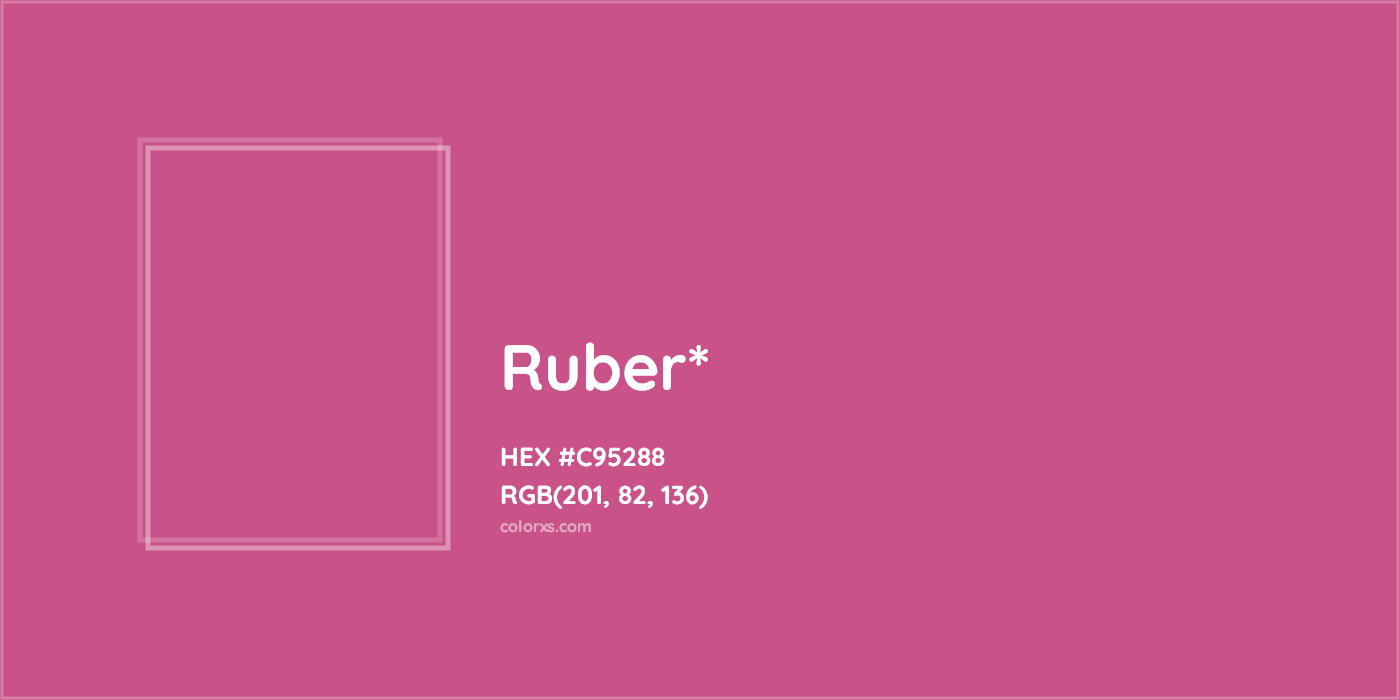HEX #C95288 Color Name, Color Code, Palettes, Similar Paints, Images