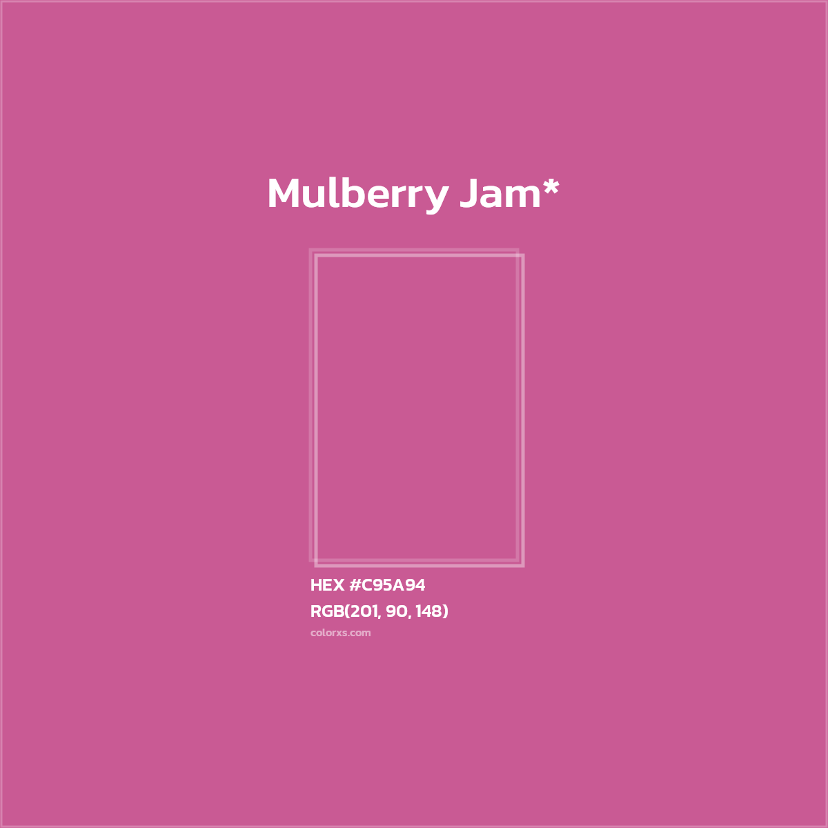 HEX #C95A94 Color Name, Color Code, Palettes, Similar Paints, Images