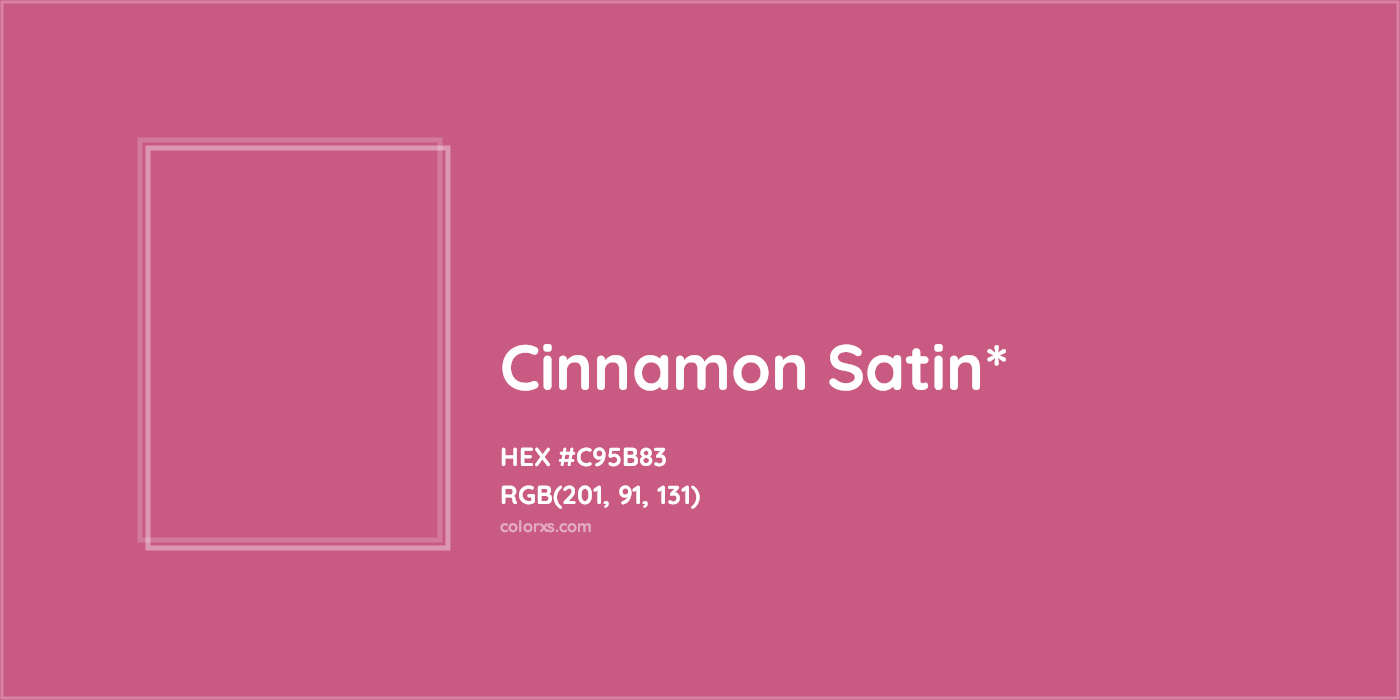 HEX #C95B83 Color Name, Color Code, Palettes, Similar Paints, Images