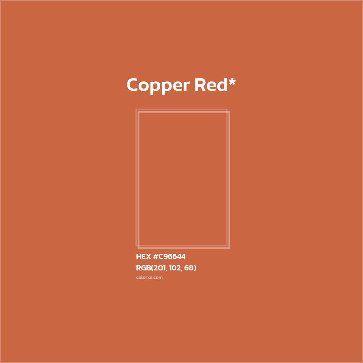 HEX #C96644 Color Name, Color Code, Palettes, Similar Paints, Images