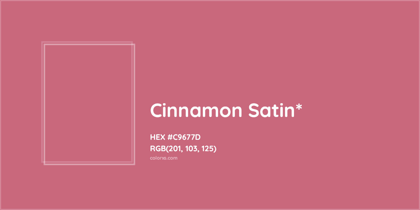 HEX #C9677D Color Name, Color Code, Palettes, Similar Paints, Images
