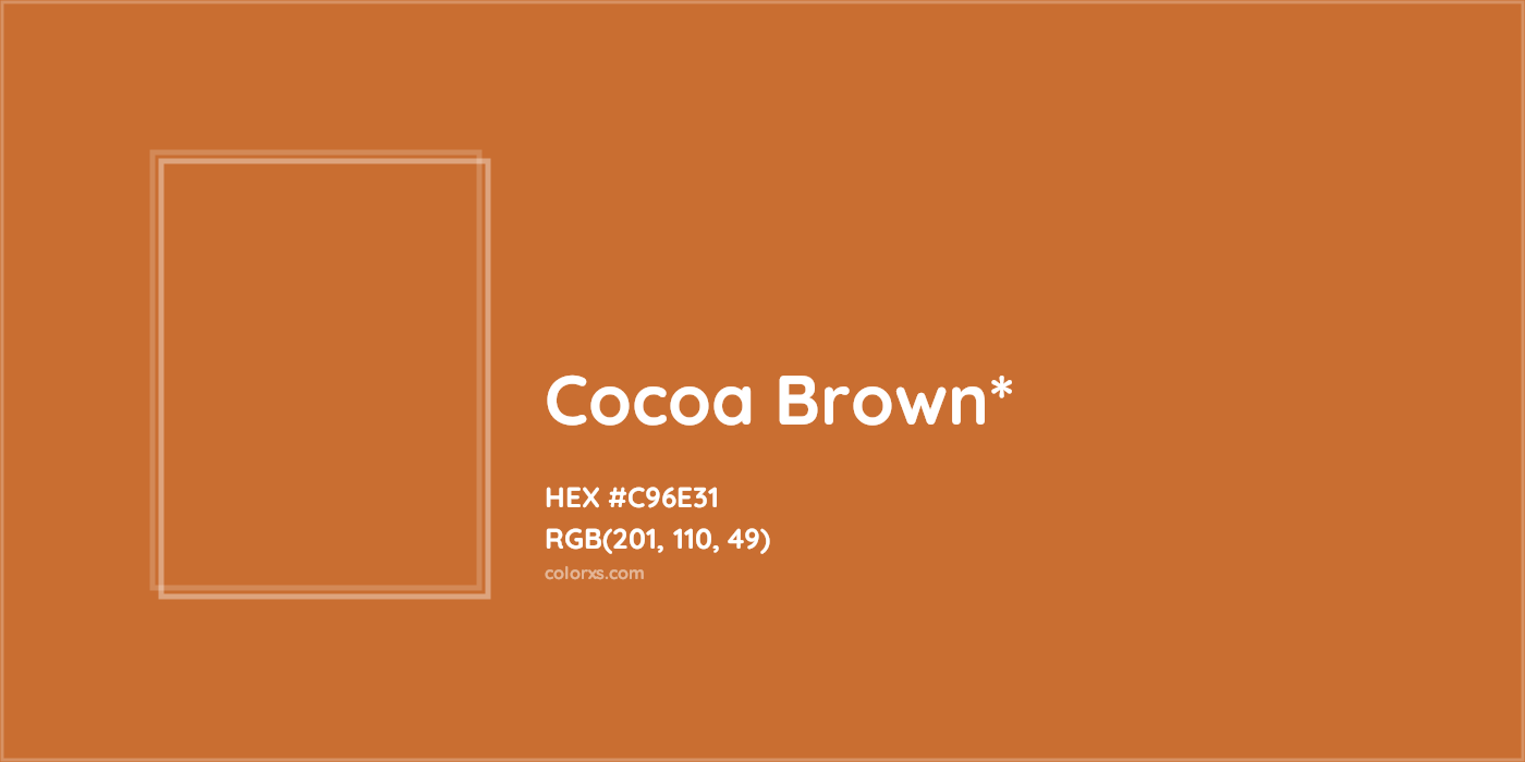 HEX #C96E31 Color Name, Color Code, Palettes, Similar Paints, Images