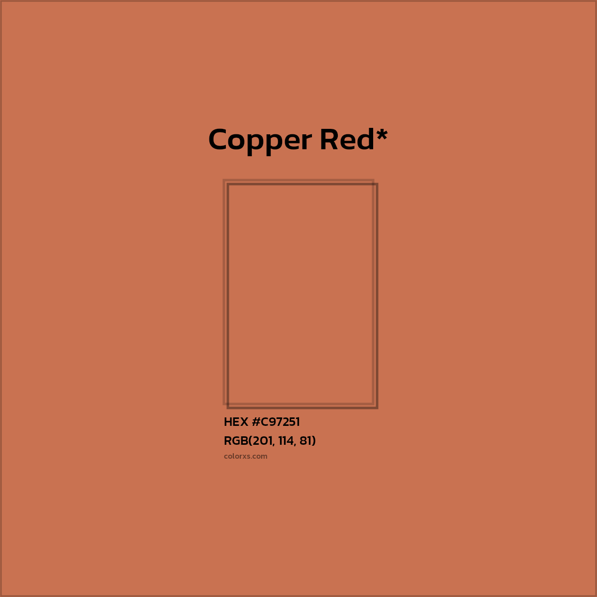 HEX #C97251 Color Name, Color Code, Palettes, Similar Paints, Images