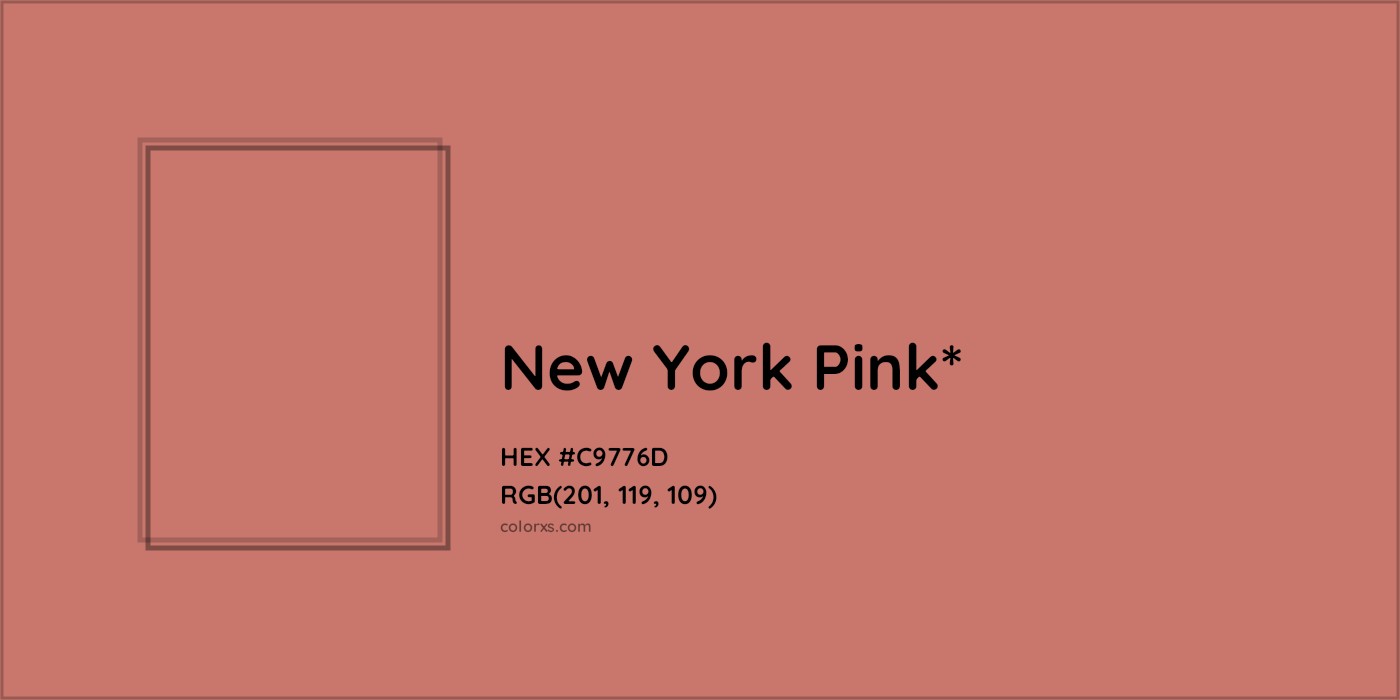HEX #C9776D Color Name, Color Code, Palettes, Similar Paints, Images