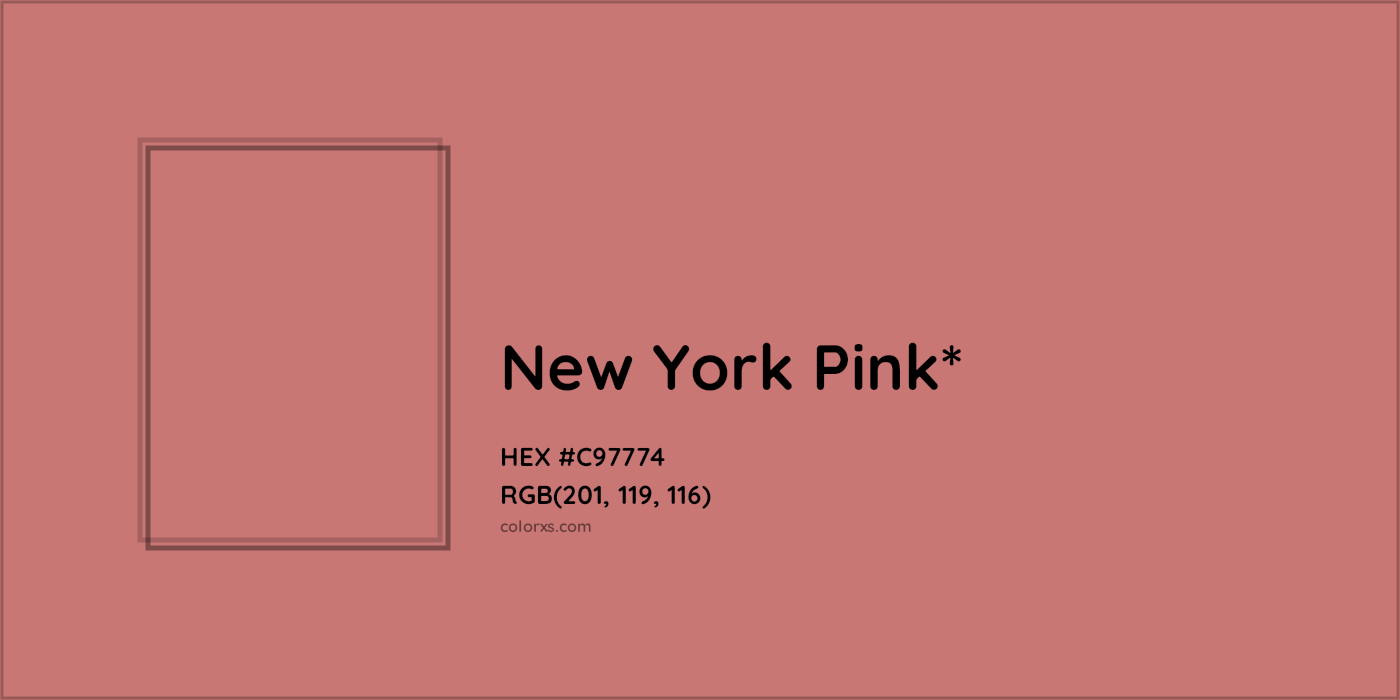 HEX #C97774 Color Name, Color Code, Palettes, Similar Paints, Images