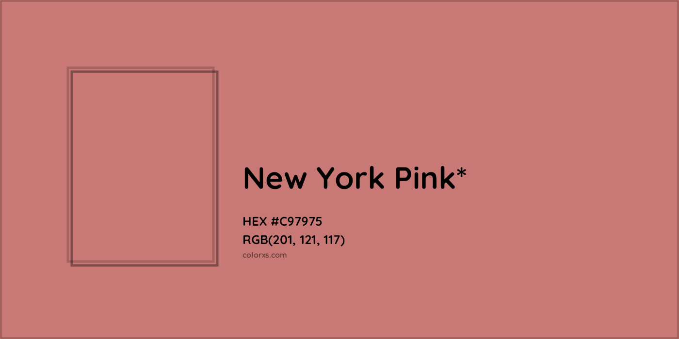 HEX #C97975 Color Name, Color Code, Palettes, Similar Paints, Images