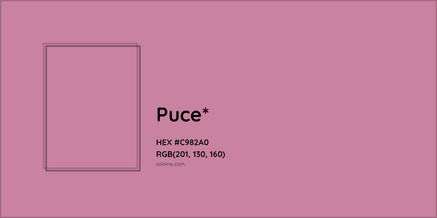 HEX #C982A0 Color Name, Color Code, Palettes, Similar Paints, Images