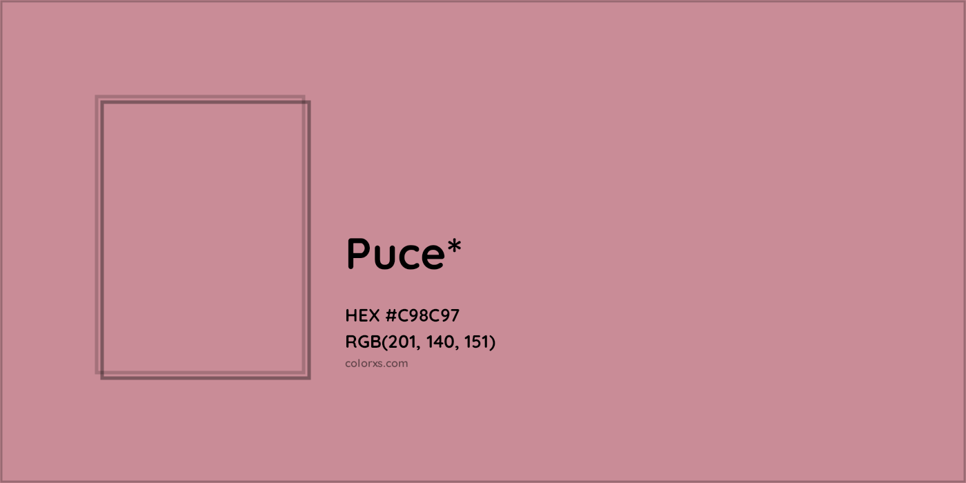 HEX #C98C97 Color Name, Color Code, Palettes, Similar Paints, Images