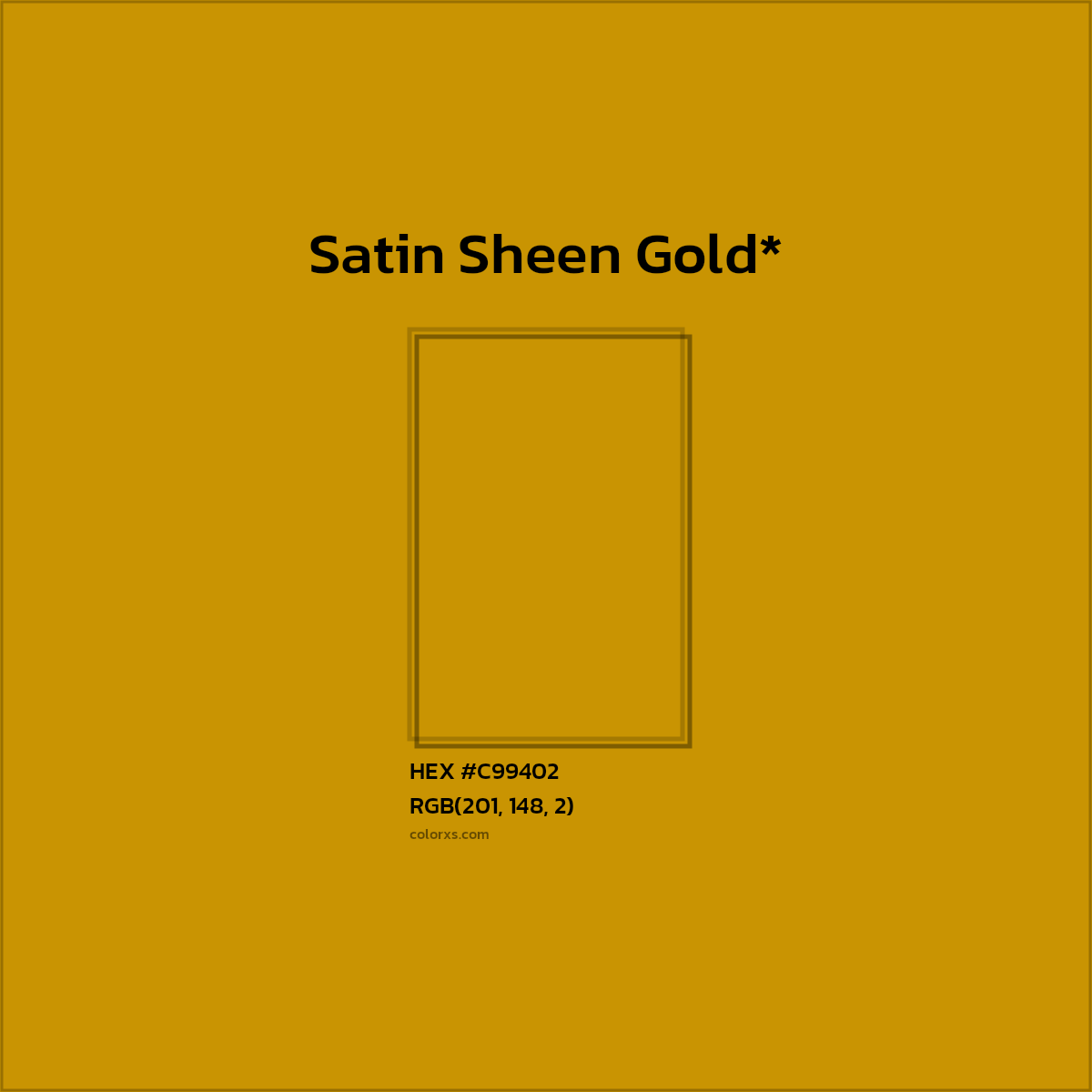 HEX #C99402 Color Name, Color Code, Palettes, Similar Paints, Images