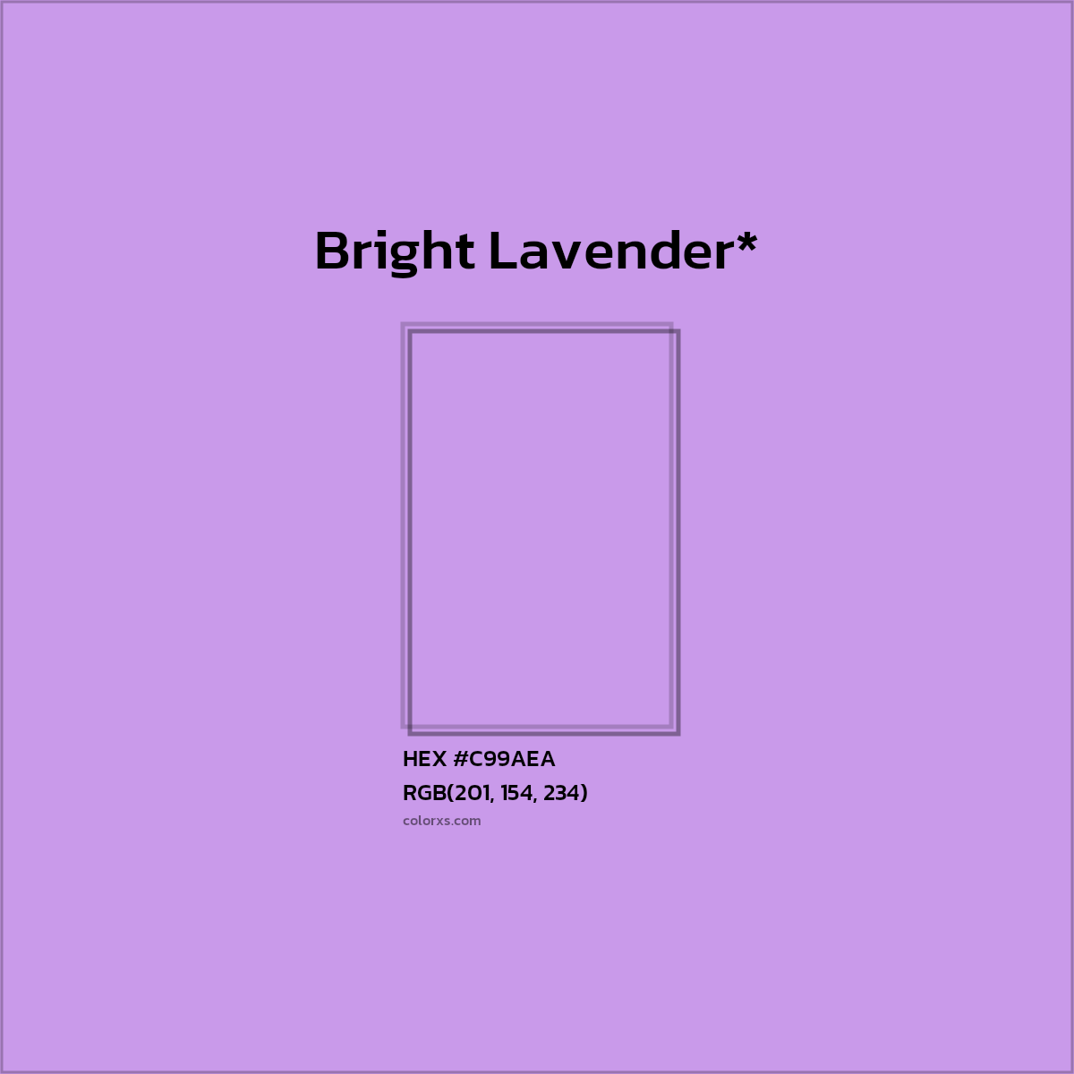 HEX #C99AEA Color Name, Color Code, Palettes, Similar Paints, Images