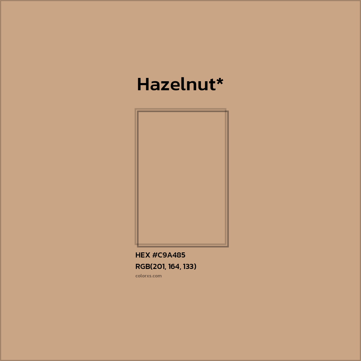 HEX #C9A485 Color Name, Color Code, Palettes, Similar Paints, Images