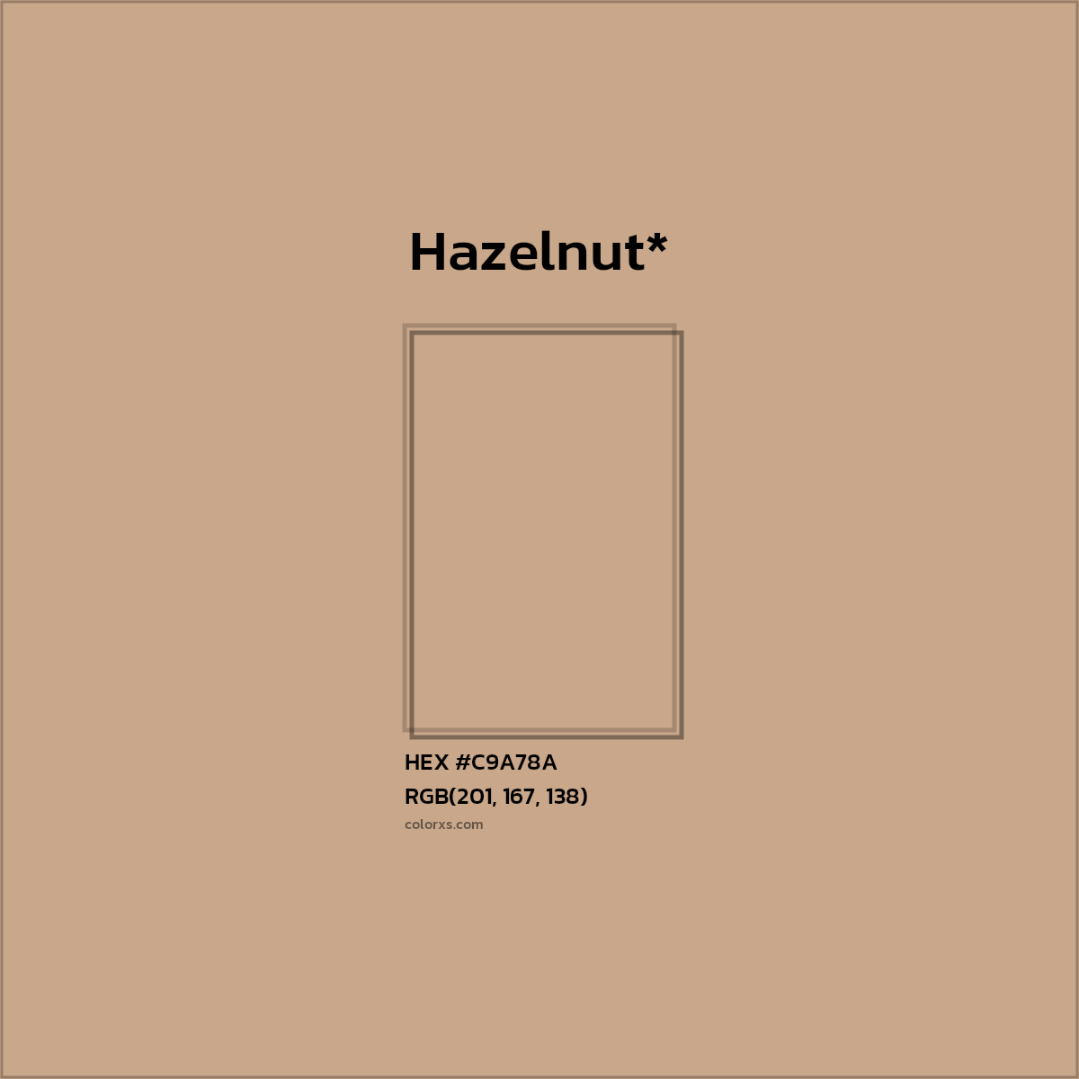 HEX #C9A78A Color Name, Color Code, Palettes, Similar Paints, Images