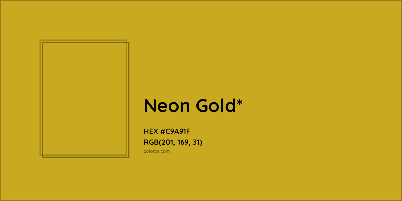 HEX #C9A91F Color Name, Color Code, Palettes, Similar Paints, Images