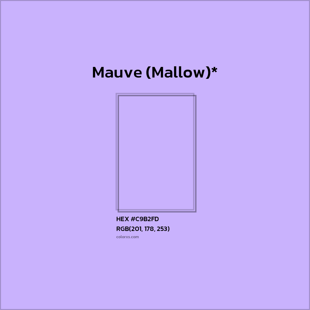 HEX #C9B2FD Color Name, Color Code, Palettes, Similar Paints, Images